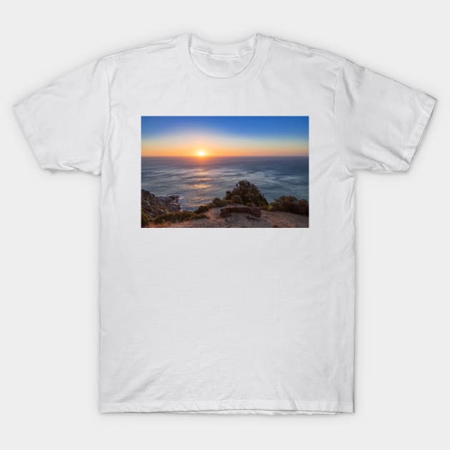 Sunset at Cape Peninsula - South Africa T-Shirt by holgermader